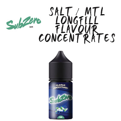 VR Sub Zero MTL/Salt Longfill 30ml